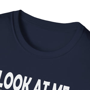 Look at Me Being Festive and Shit Christmas Pun Beer Drinker Unisex T-Shirt