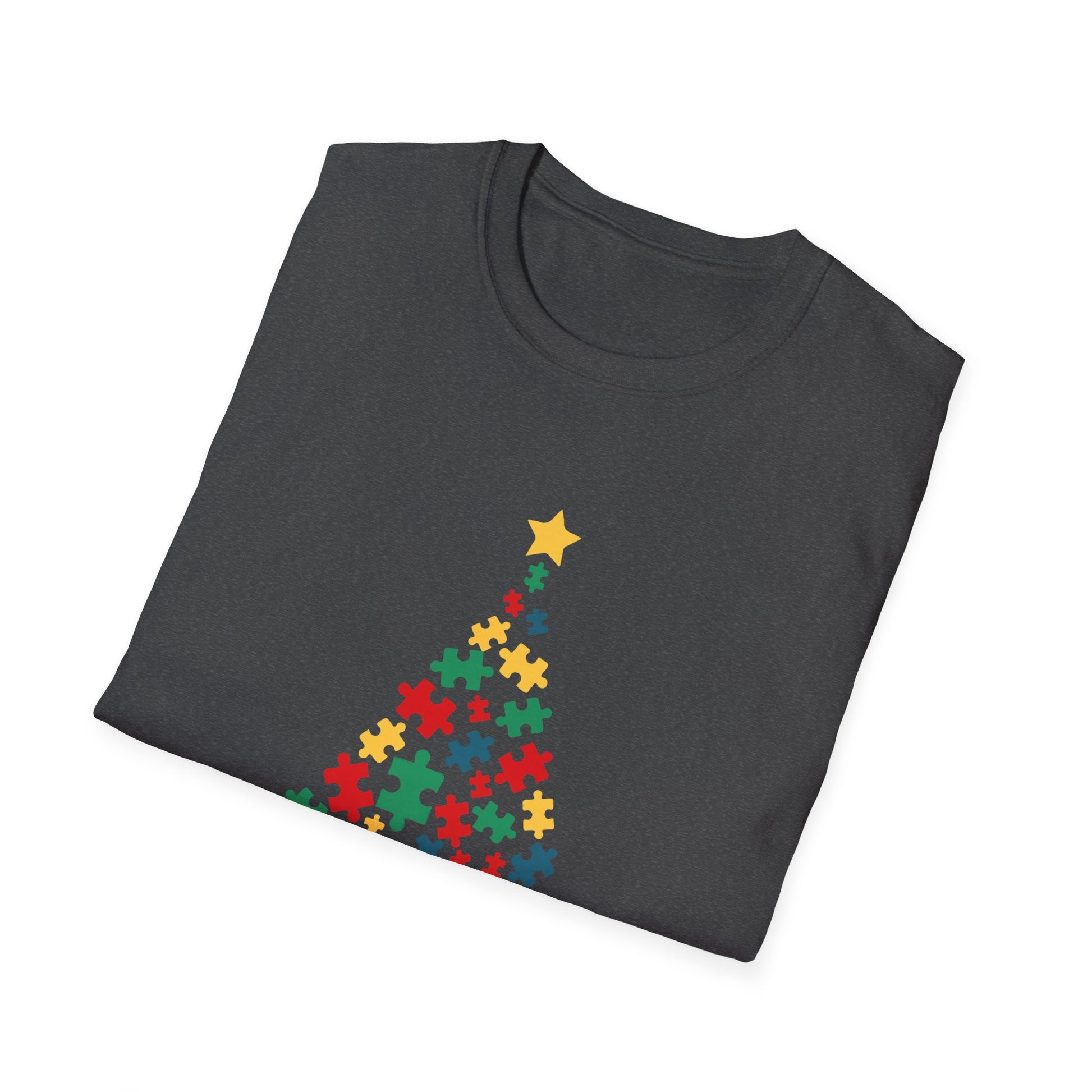 Autism Christmas Tree Autism Christmas Unisex T-Shirt