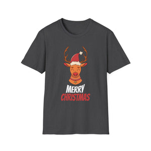 Christmas Reindeer T-Shirt — Merry Christmas Holiday Tee