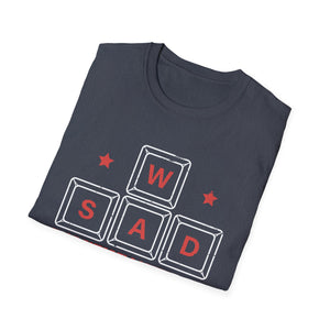 WASD It's What Moves Me - Funny PC Gamer Computer Nerd Unisex T-Shirt