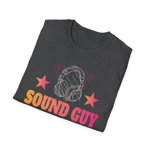 Sound Guy T-Shirt — Retro Headphones Tee for Audio Engineers & DJs