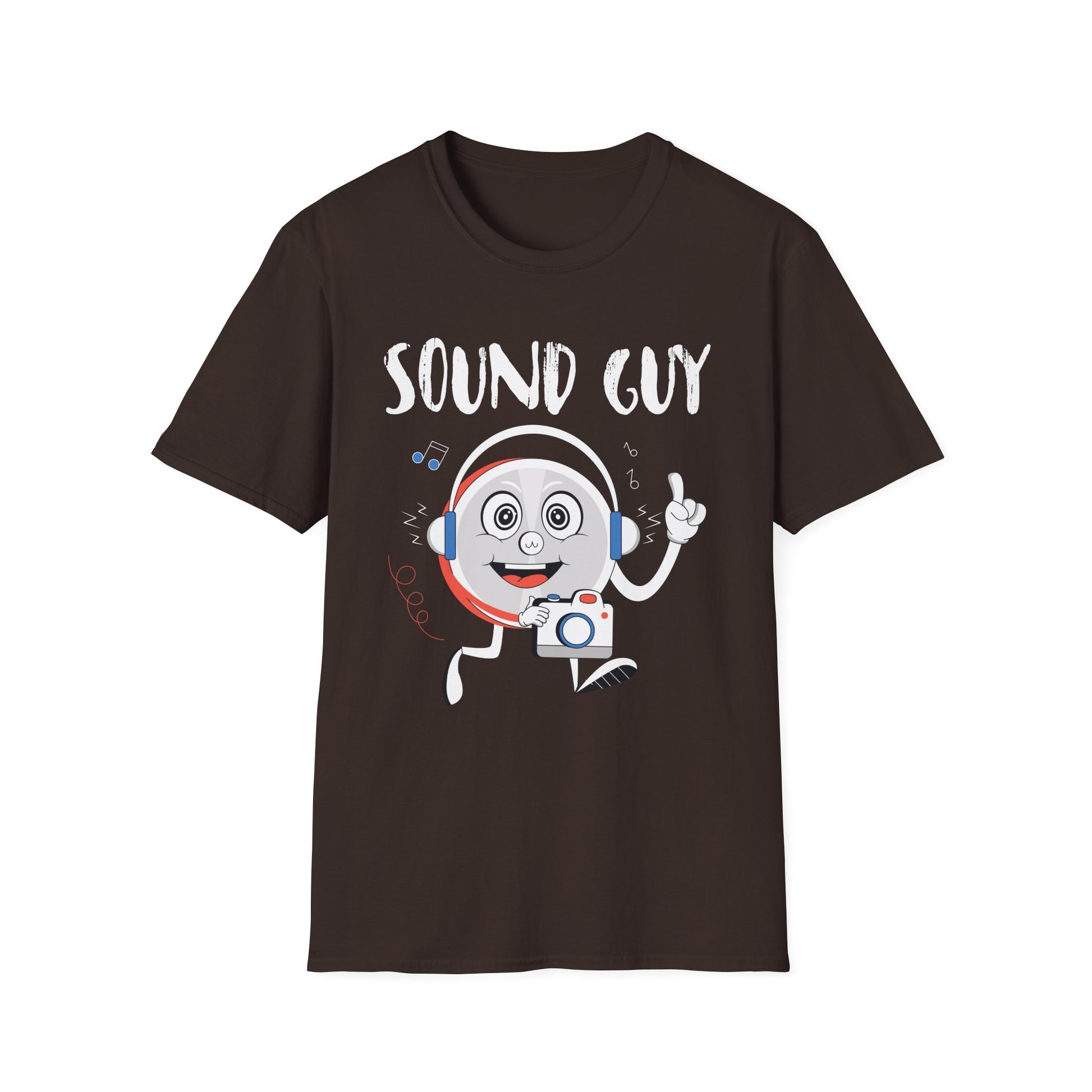 Sound Guy T-Shirt — Funny Audio Engineer Tee with Headphones & Mixer