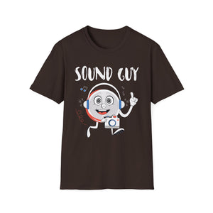 Sound Guy T-Shirt — Funny Audio Engineer Tee with Headphones & Mixer