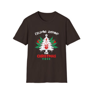 Funny Christmas Tree T-Shirt — “F*cking Around the Christmas Tree” Holiday Tee