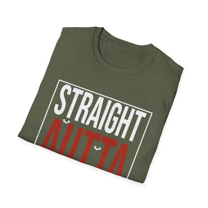 Straight Outta Halloween T-Shirt — Funny Halloween Tee with Bats