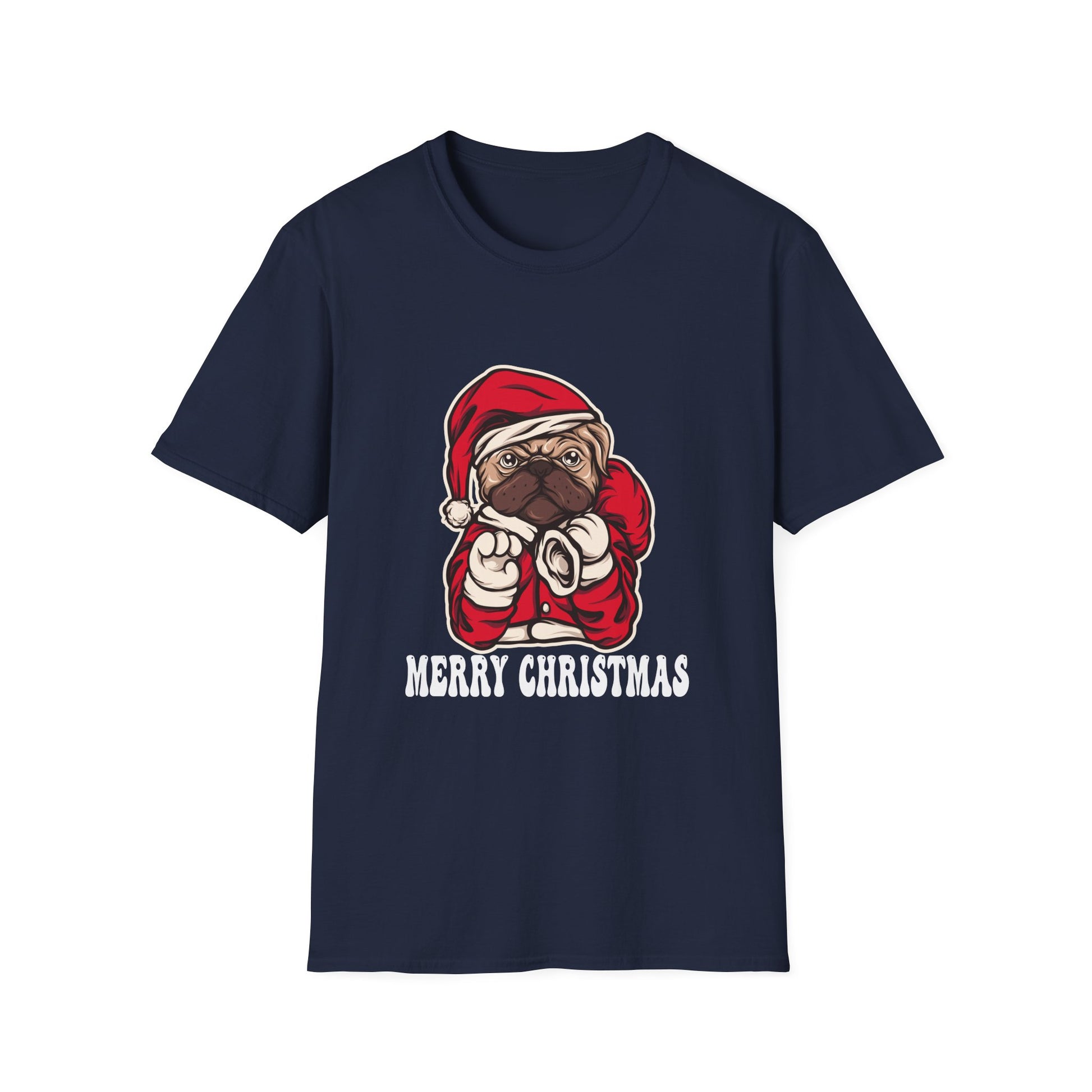 Christmas Bulldog Bully Merry English Bulldog Christmas Unisex T-Shirt
