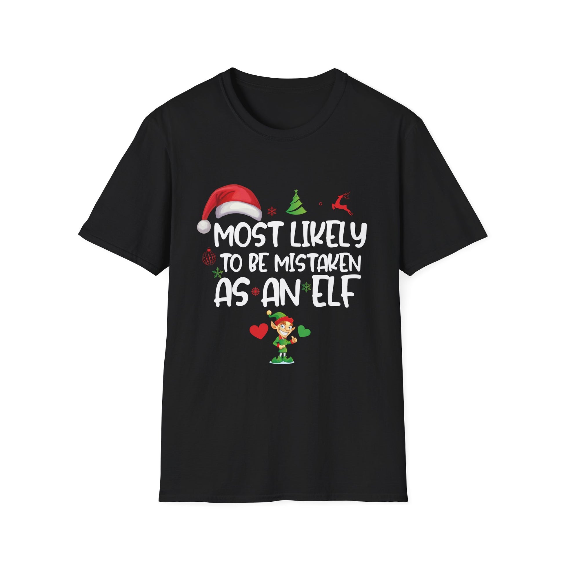 Most Likely To Be Mistaken As An Elf Family Christmas T-Shirt