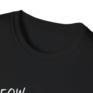 Funny Chicken 'Meow Meow' T-Shirt — Novelty Farm Animal Graphic Tee