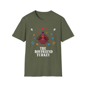 The Boyfriend Turkey T-Shirt — Funny Thanksgiving Turkey Graphic Tee