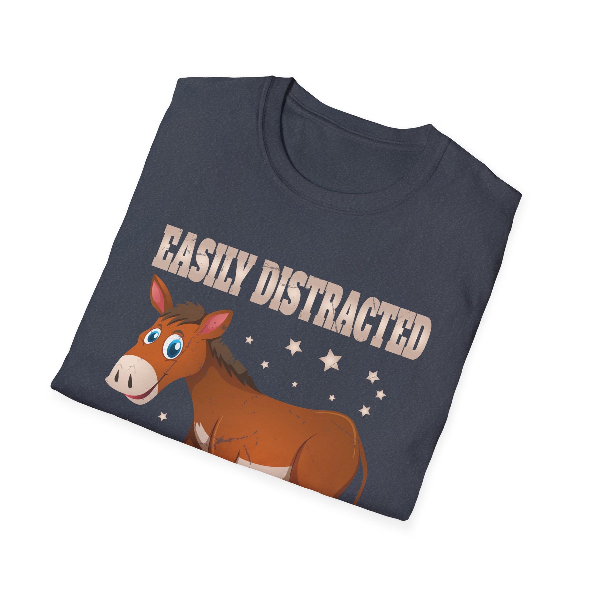 Easily Distracted by Donkeys Unisex T-Shirt