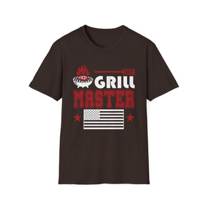 Grill Master T-Shirt — Patriotic BBQ Chef Tee