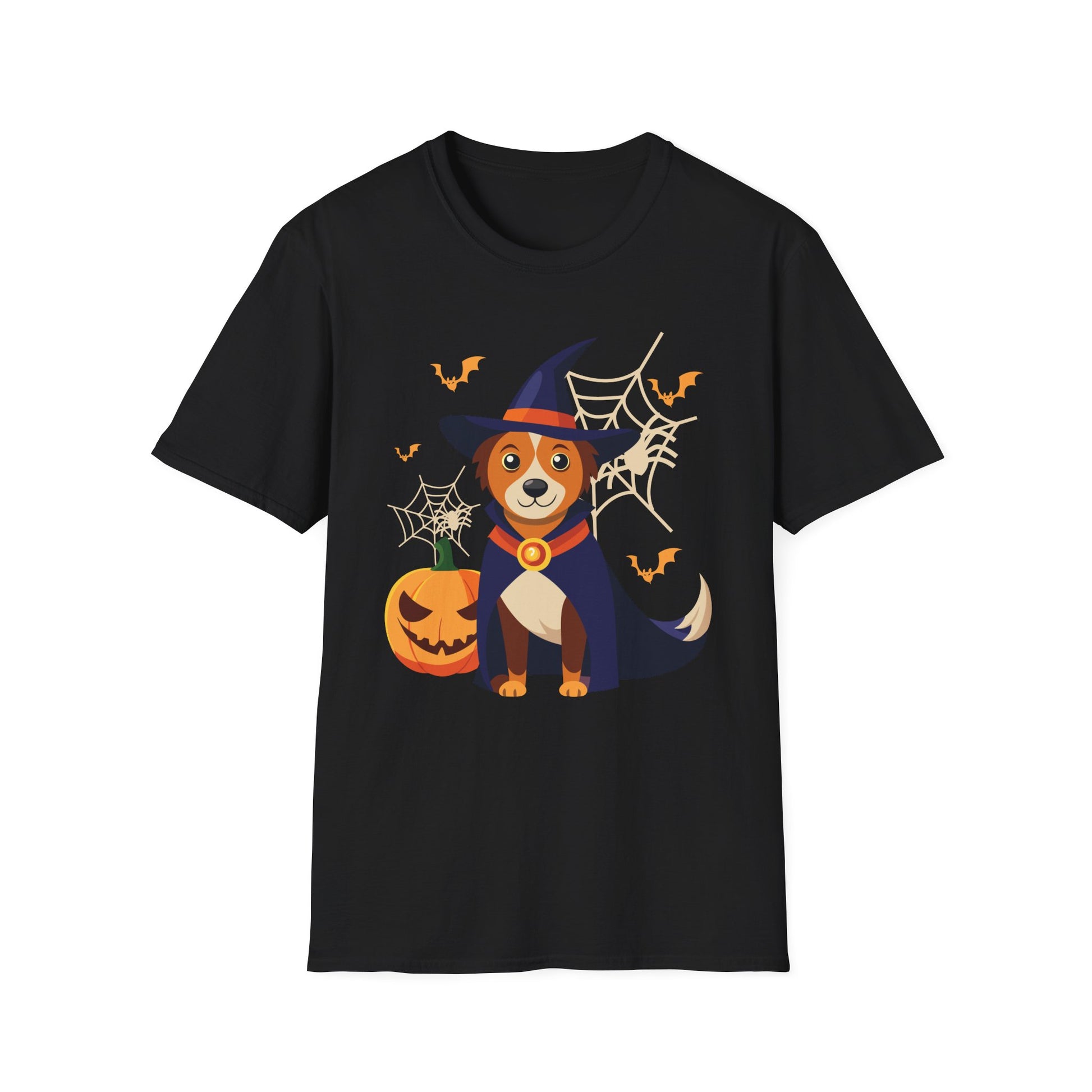 Halloween Corgi Witch T-Shirt — Cute Dog Costume Pumpkin & Spooky Vibes