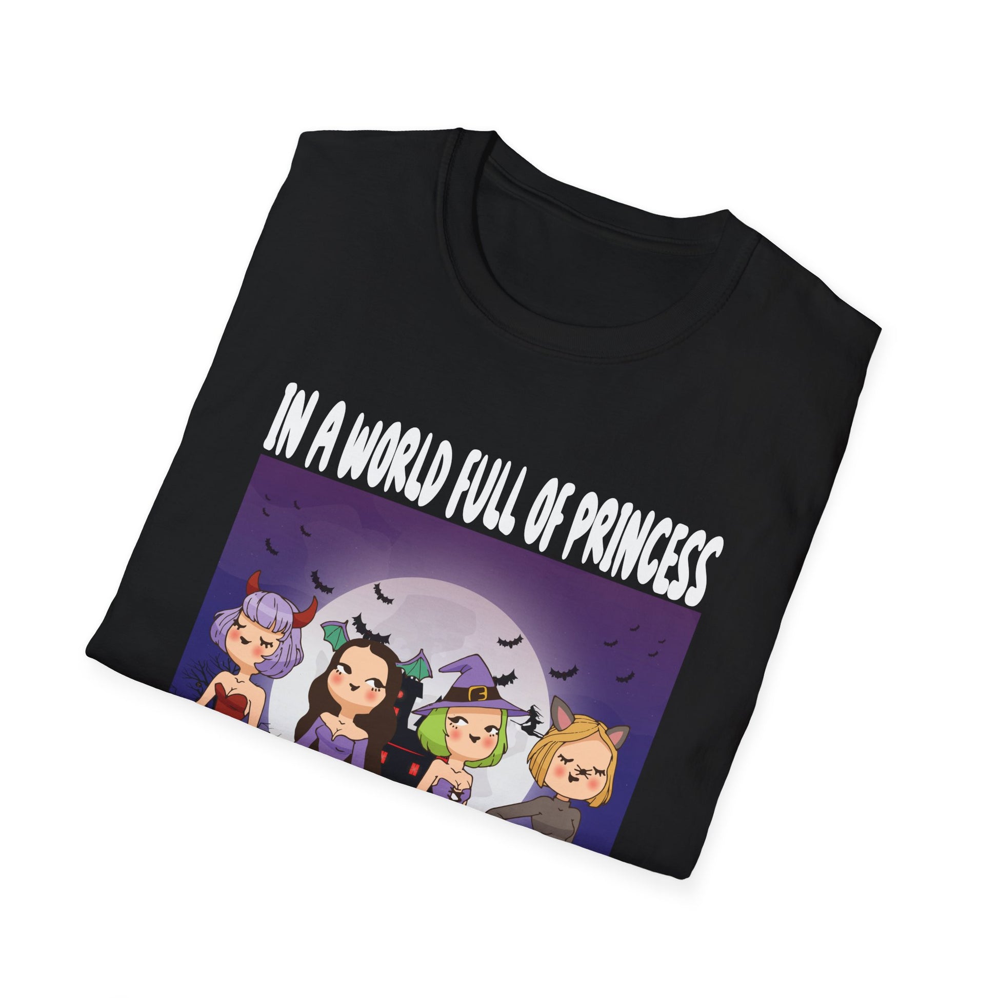 Spooky Queen T-Shirt — "In a World Full of Princess, Be a Spooky Queen" Halloween Tee