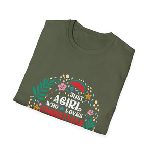 Christmas In July Shirt Girls Funny Summer Beach Vacation Unisex T-Shirt