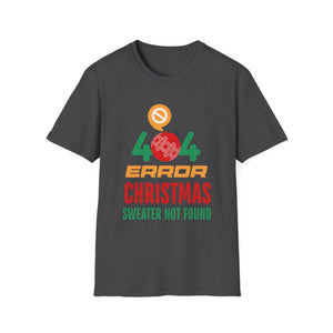 Anti Christmas Ugly Christmas 404 Error Christmas Unisex T-Shirt