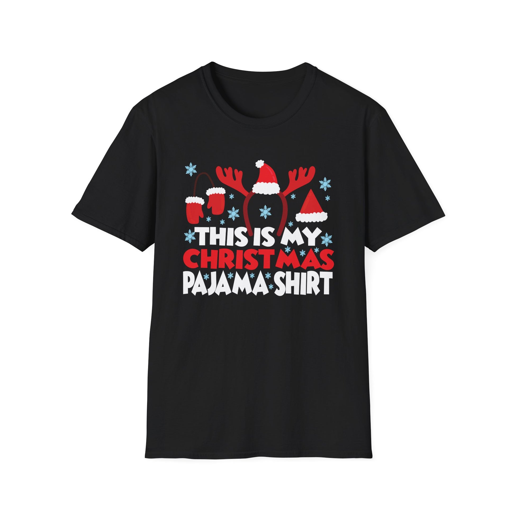 Christmas Pajama Shirt T-Shirt — "This Is My Christmas Pajama Shirt" Holiday Tee