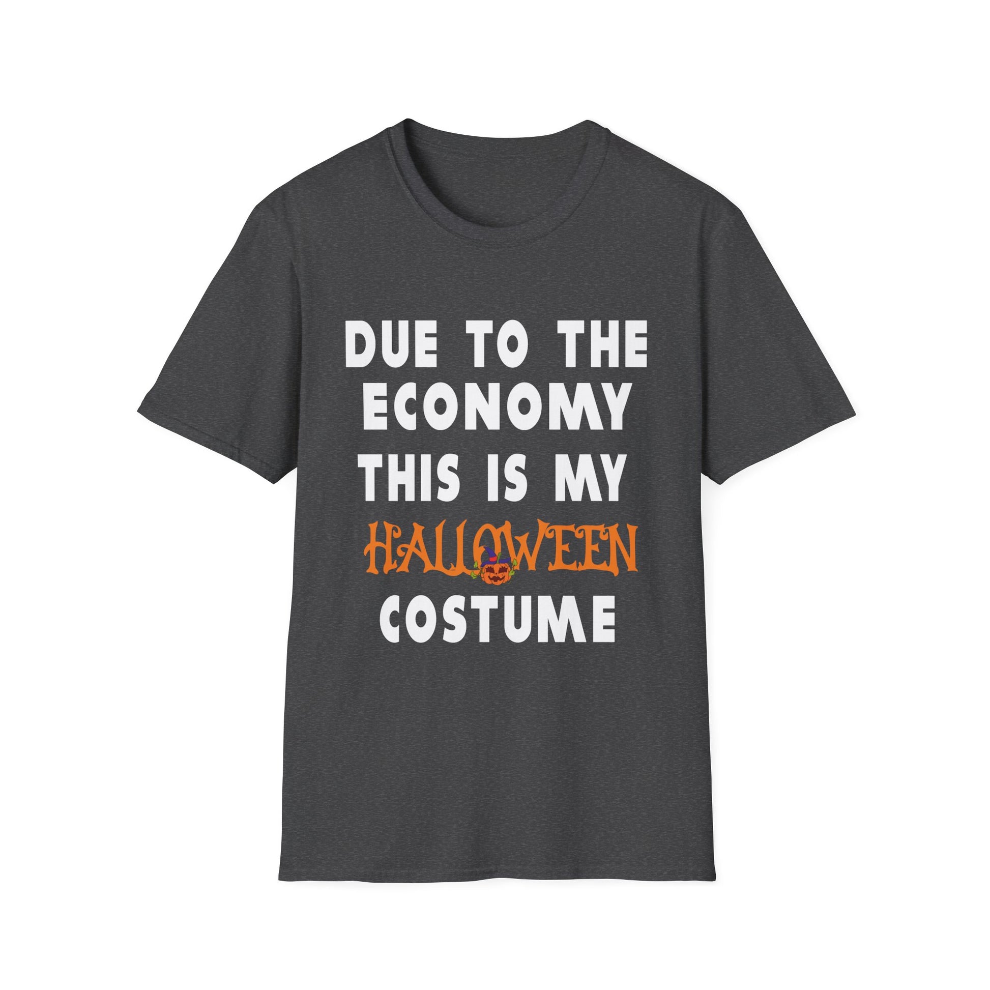 Halloween Costume T-Shirt - "Due to the Economy This Is My Halloween Costume" Funny Holiday Tee