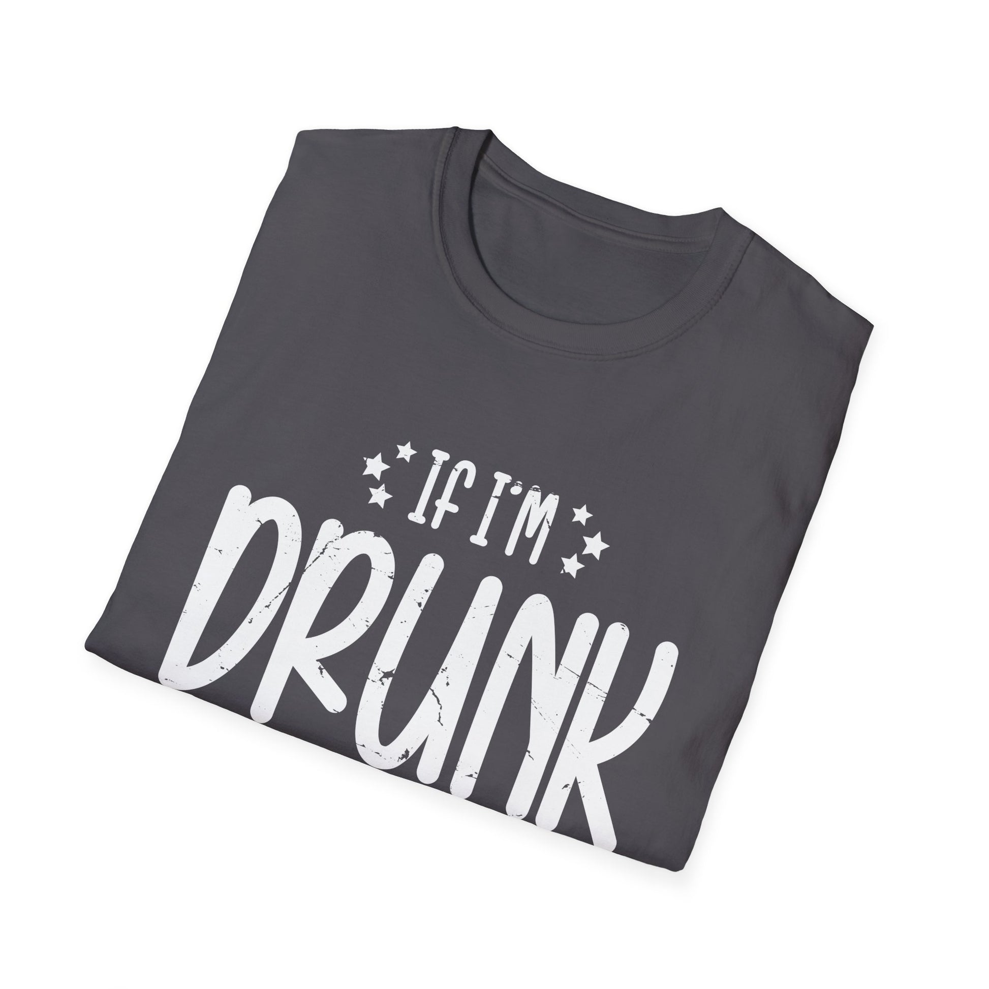 If I'm Drunk Blame Them Funny Matching Best Friend _ Family Unisex T-Shirt