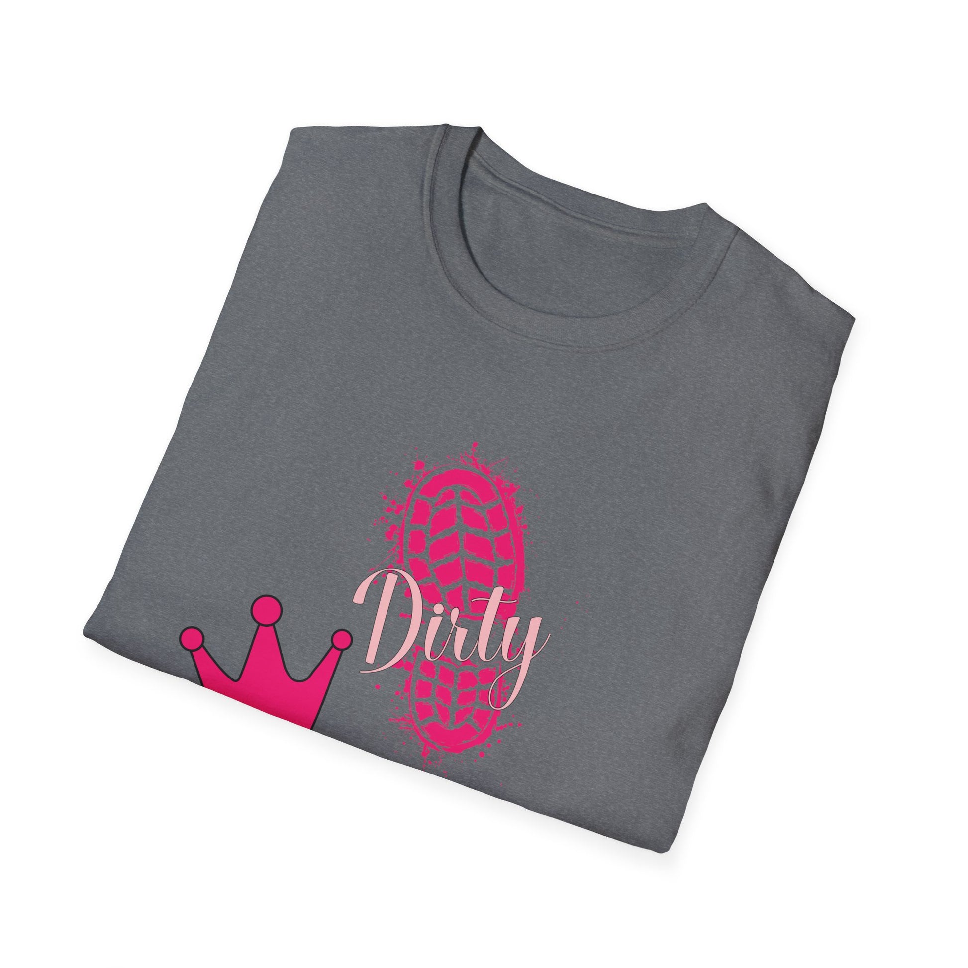 Mud Run Damen Dirty Girls Run Faster Running Gone Muddy Unisex T-Shirt