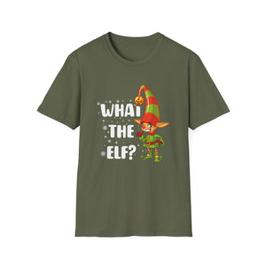 What The Elf? T-Shirt — Funny Christmas Elf Holiday Tee