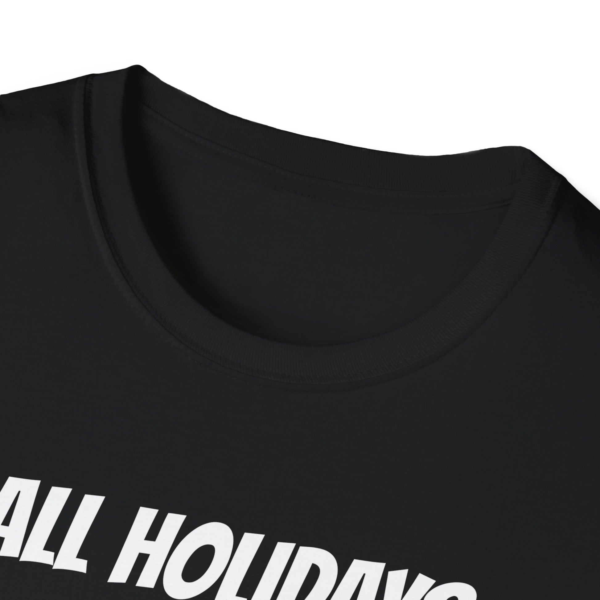 Christmas T-Shirt — "All Holidays Are Cool But Christmas Rules" Santa Graphic