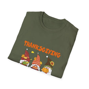 Thanksgiving With My Gnomies T-Shirt — Cute Fall Gnome Tee for Family & Friends