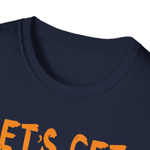Let’s Get Jacked Halloween T-Shirt — Pumped Pumpkin & Skulls Costume Tee