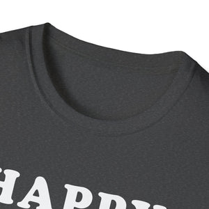 Happy Thanksgiving Turkey T-Shirt — Cute Holiday Tee for Family Gatherings  Unisex T-Shirt