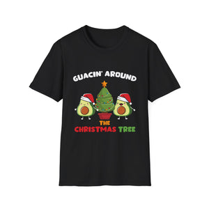 Guacin' Around the Christmas Tree T-Shirt — Funny Avocado Holiday Tee