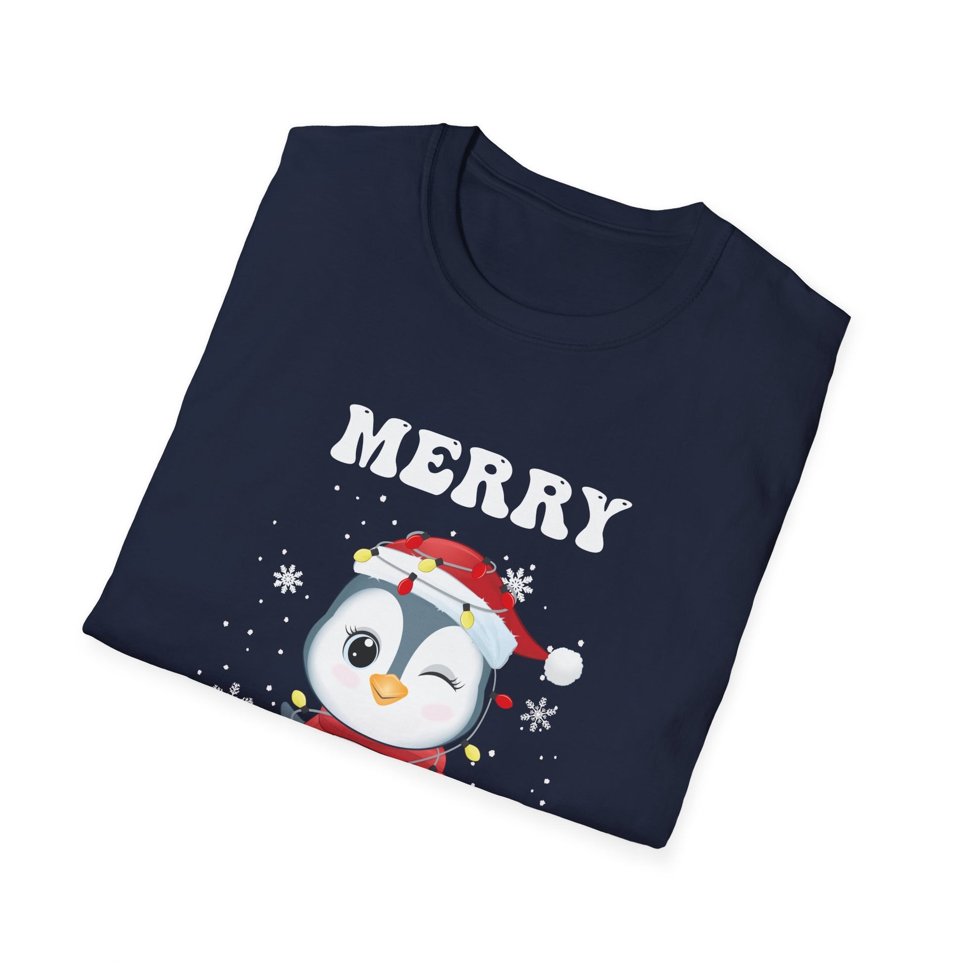 Christmas Shirt Penguin Family Christmas TShirts Christmas Unisex T-Shirt