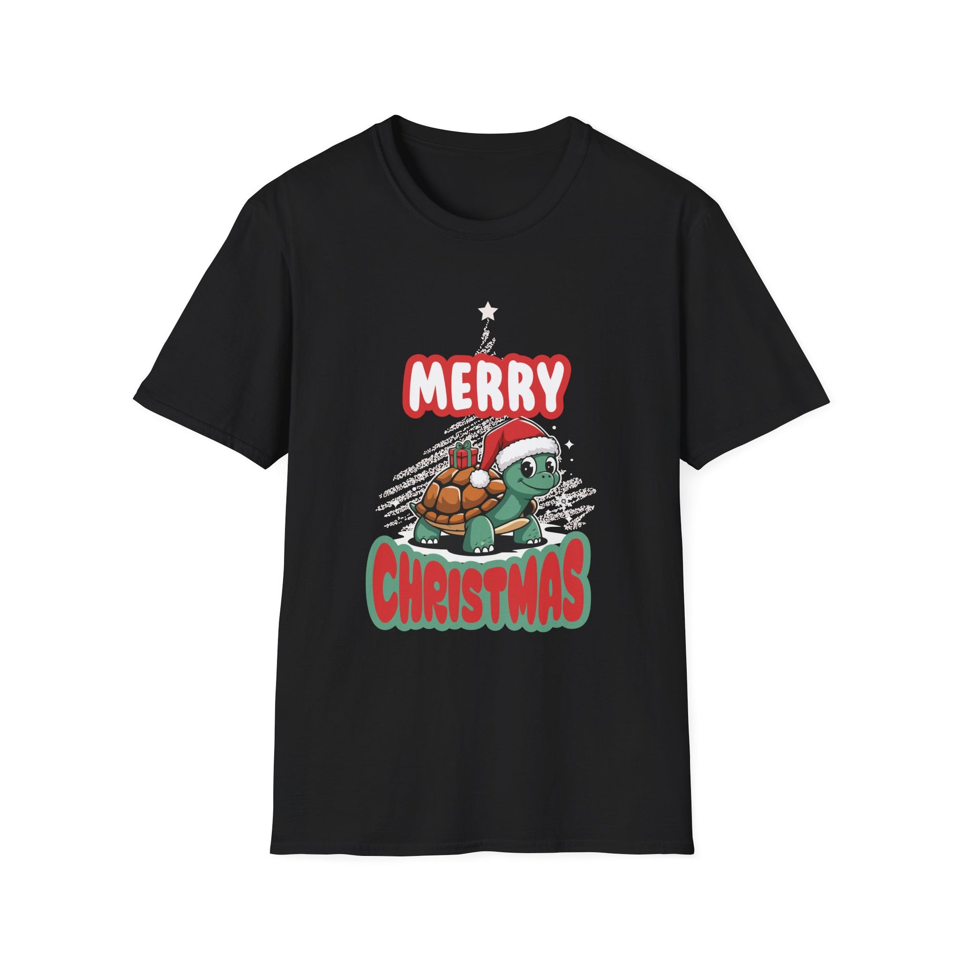 Xmas Turtle Christmas Tree Funny Christmas Merry Christmas Unisex T-Shirt