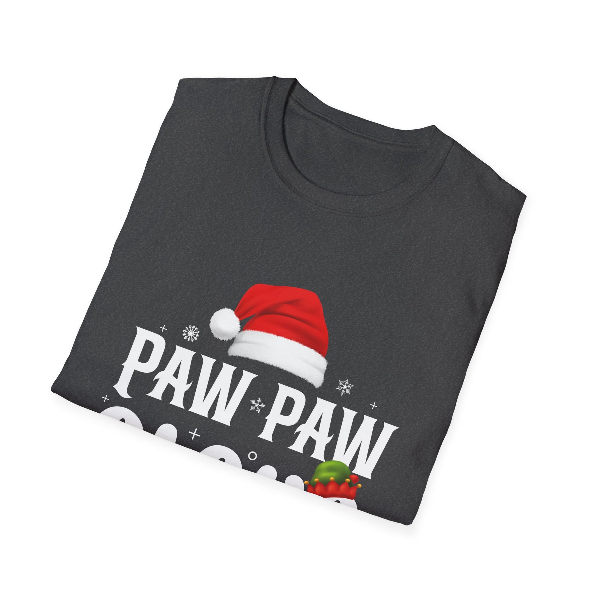 Paw Paw Claus Christmas Santa Family Matching Pajamas Xmas T-Shirt