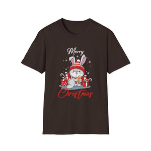 Christmas Bunny  Sweet Christmas Animals  Rabbit Unisex T-Shirt