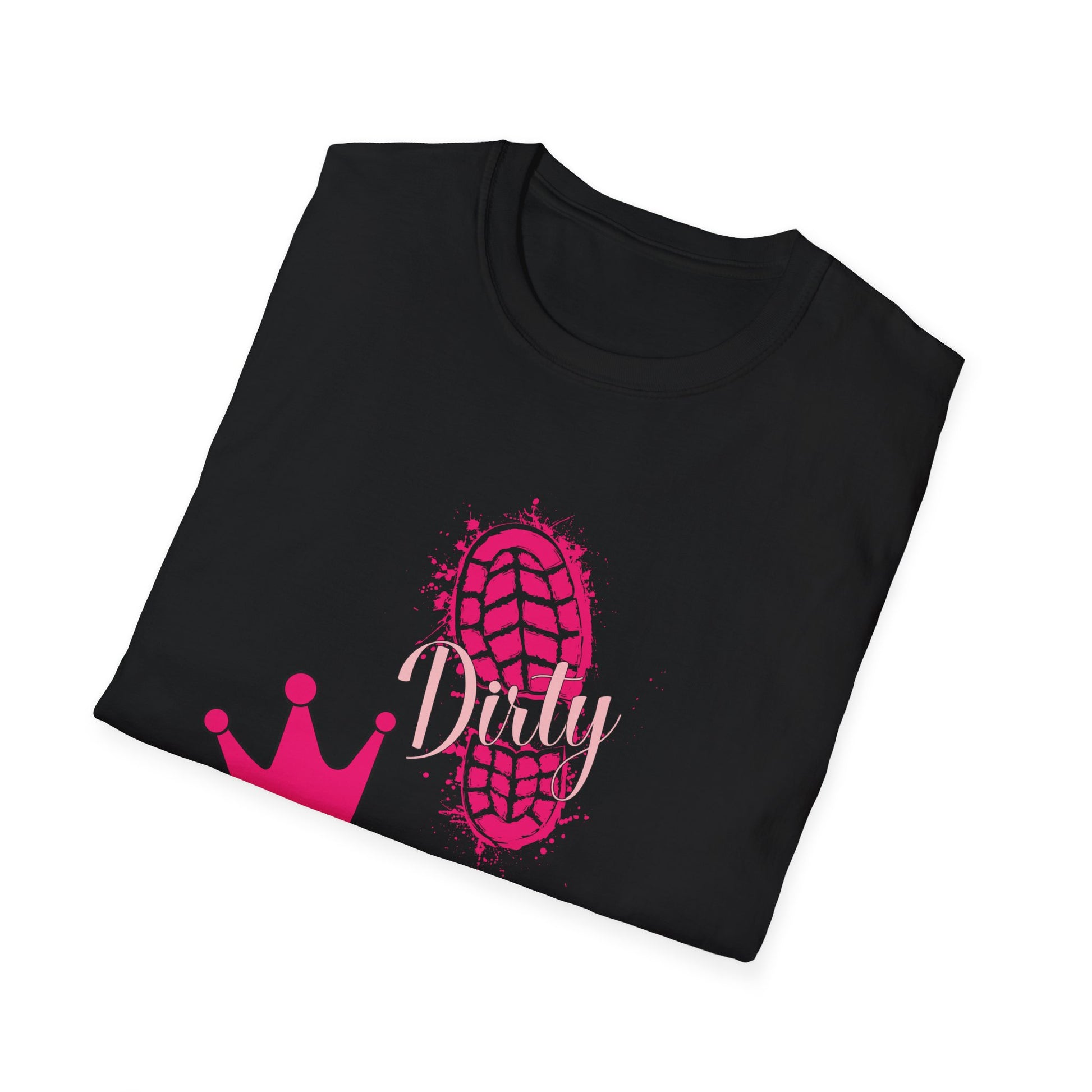 Mud Run Damen Dirty Girls Run Faster Running Gone Muddy Unisex T-Shirt