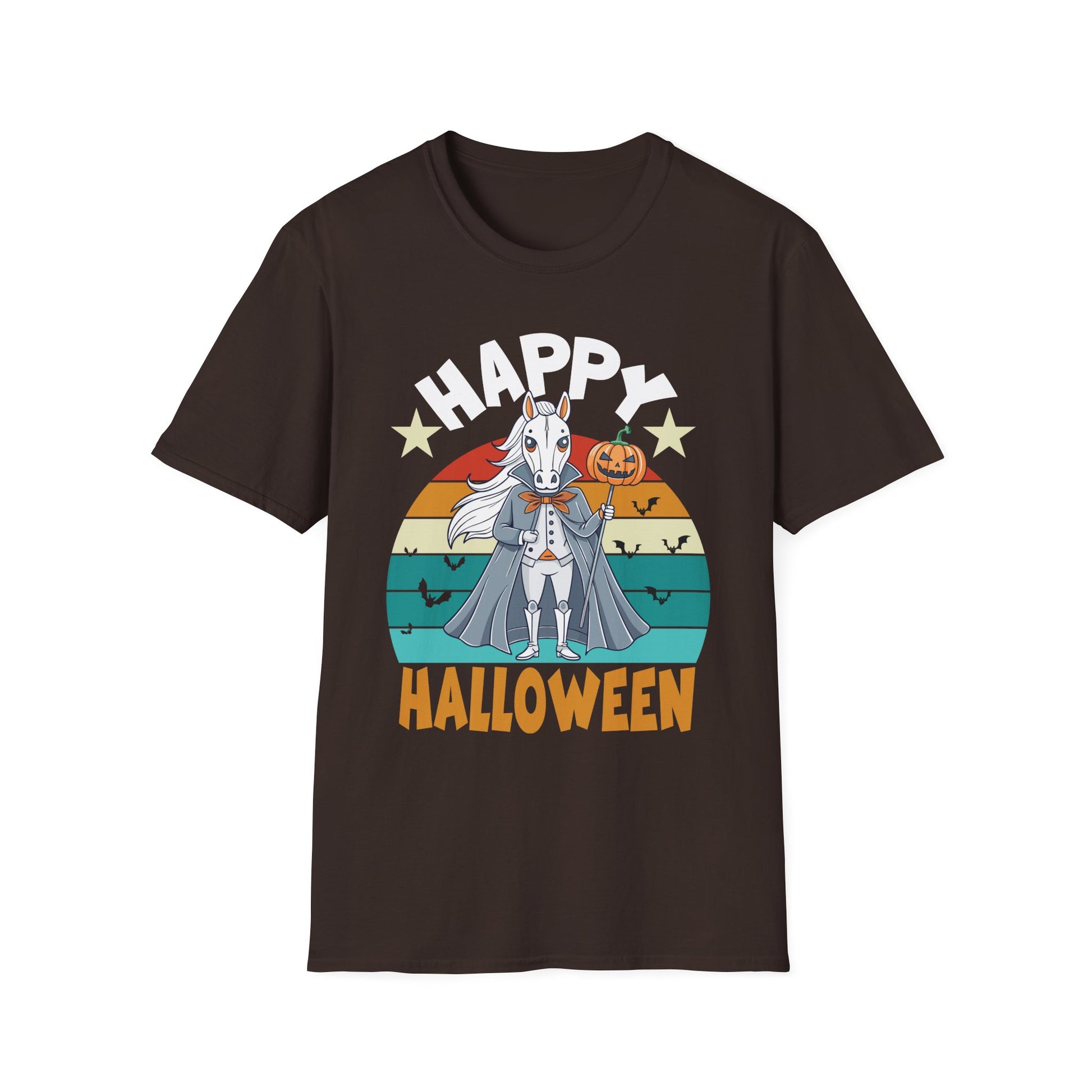 Happy Halloween Goat T-Shirt — Retro Pumpkin Costume Tee