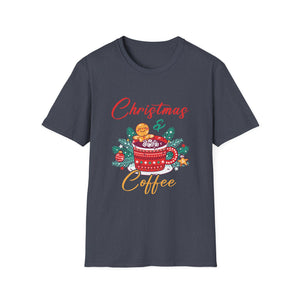 Christmas And Coffee Gingerbread Christmas Unisex T-Shirt