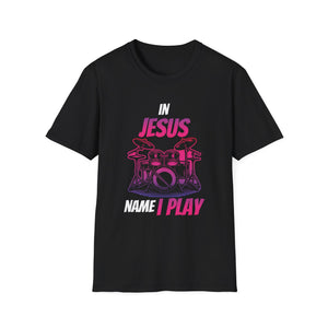BoredKoalas Jesus Name I Play Drums Unisex T-Shirt