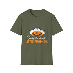 Pumpkin Nurse T-Shirt — Caring the Cutest Little Pumpkins Halloween Tee