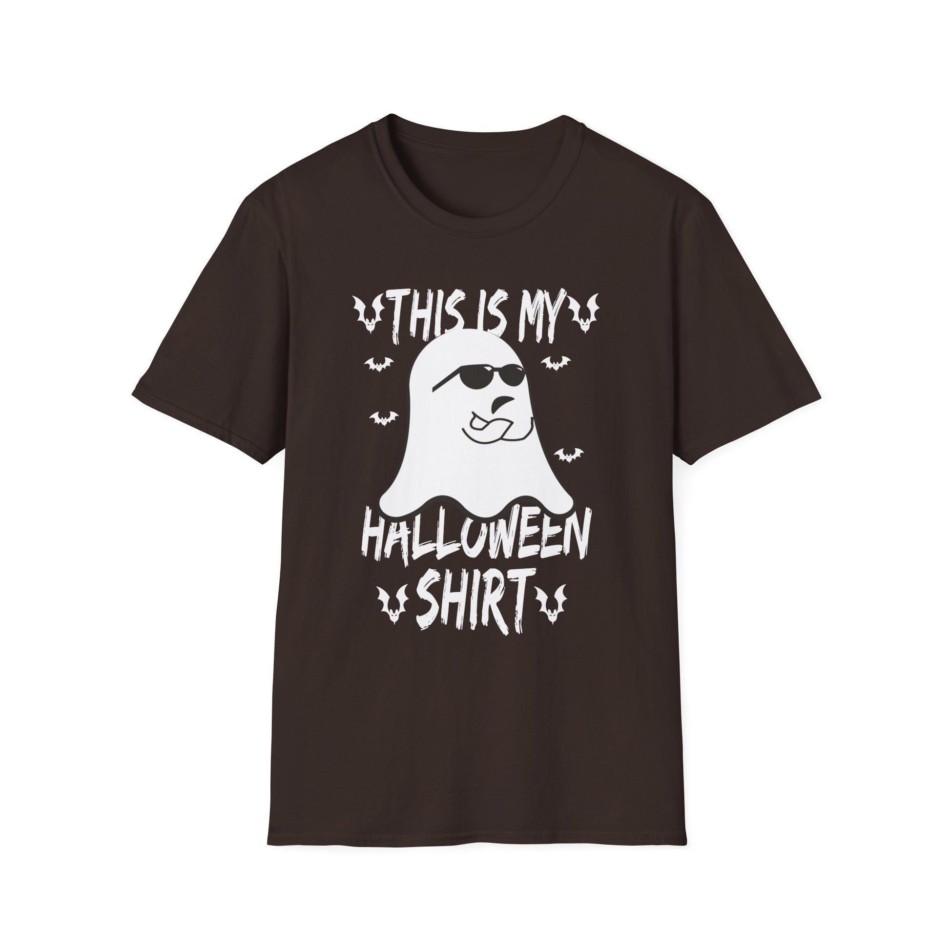 Halloween T-Shirt — "This Is My Halloween Shirt" Ghost Tee