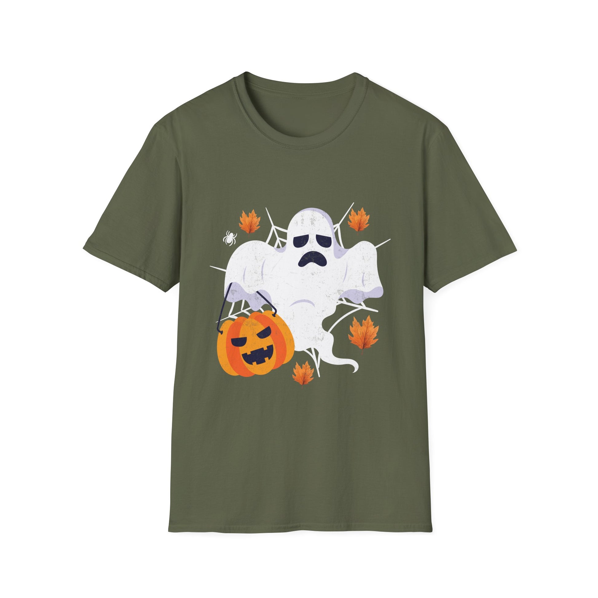 Halloween Ghost & Jack-O'-Lantern T-Shirt