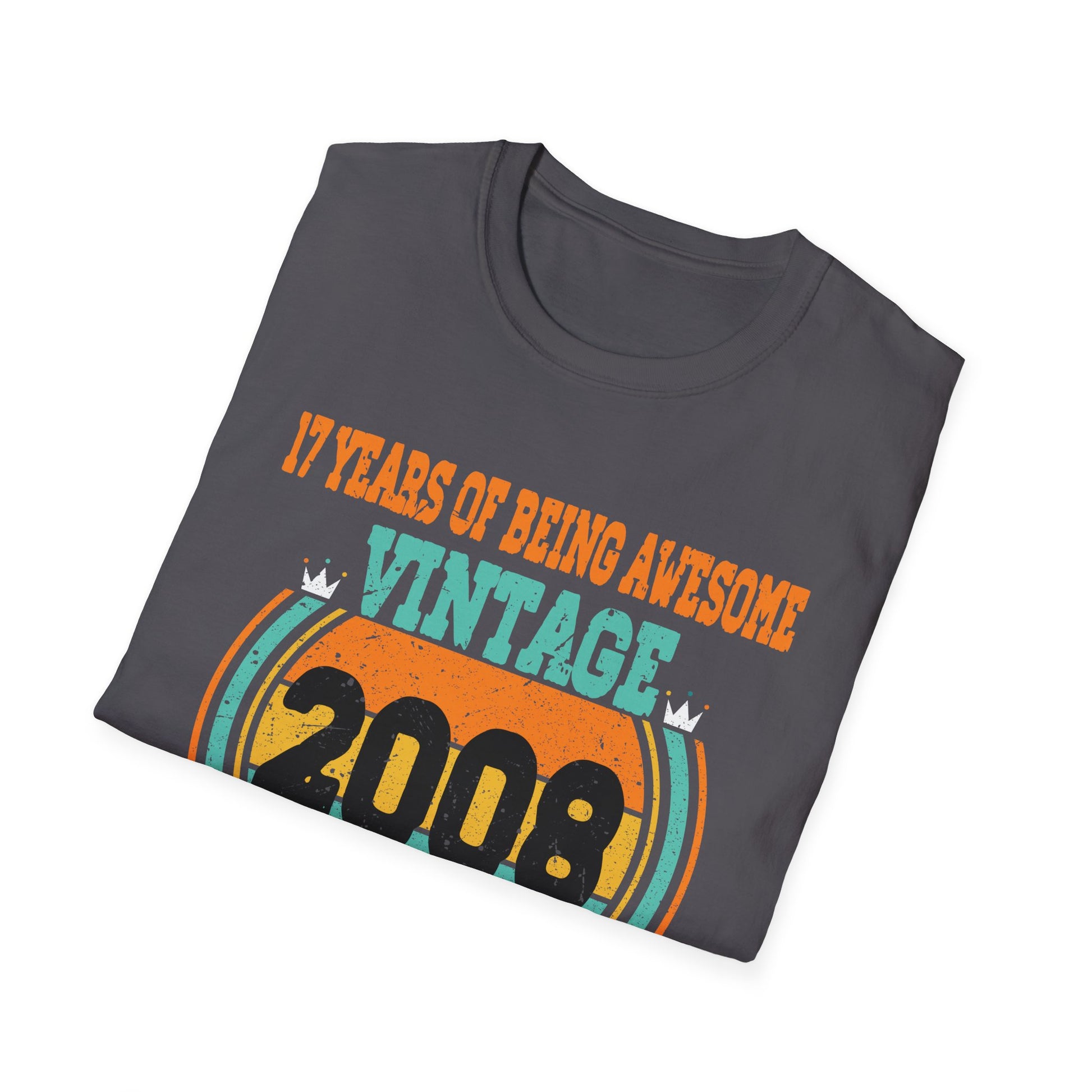 17 Year Old Gifts Vintage 2008 Limited Edition 17th Birthday Unisex T-Shirt