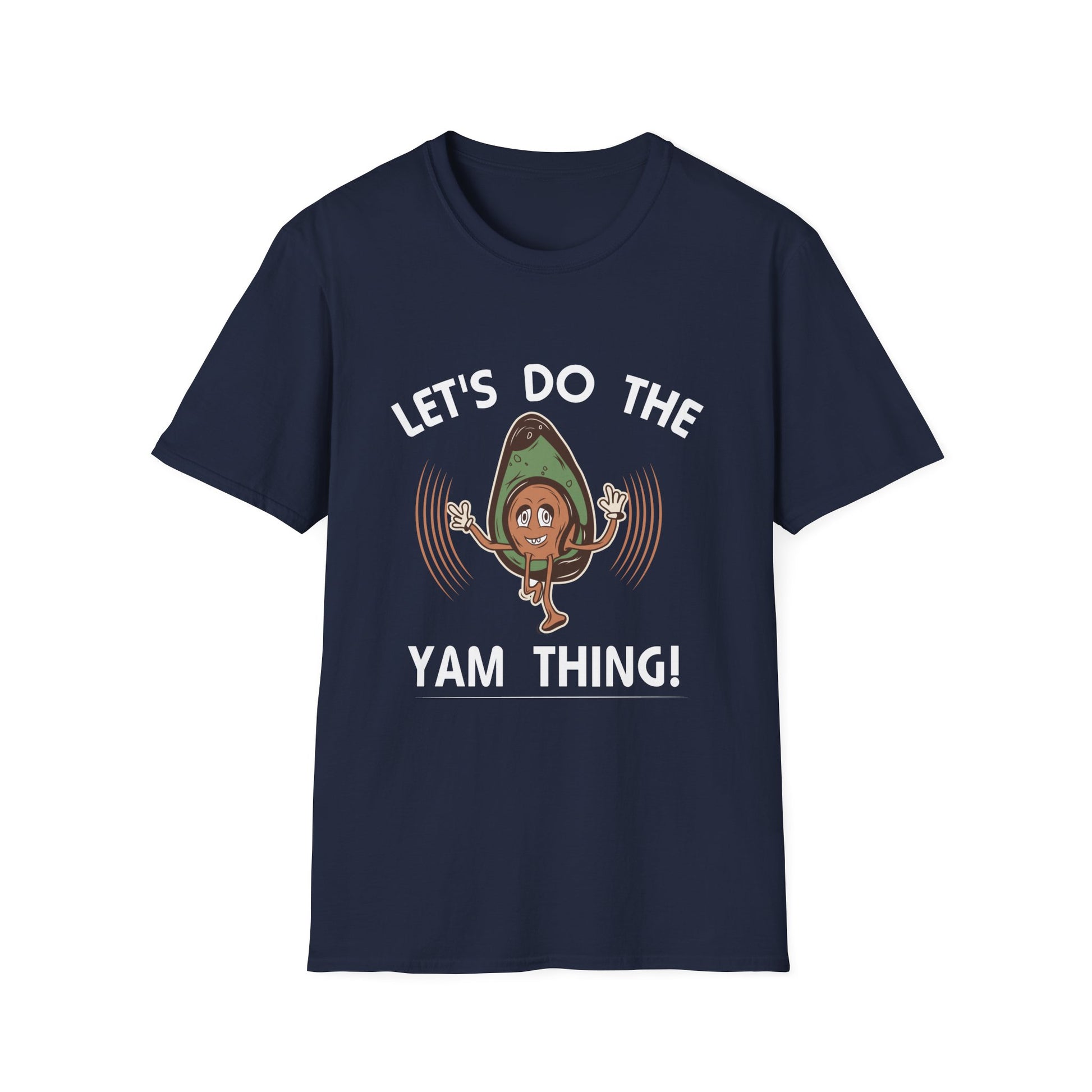 Let’s Do The Yam Thing! T-Shirt — Funny Avocado/Yam Fitness Tee