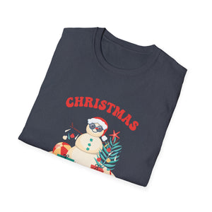 Christmas in July Shirt Snowman Christmas Unisex T-Shirt