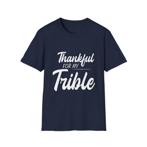 Thankful For My Tribe T-Shirt — Family & Friends Thanksgiving Tee