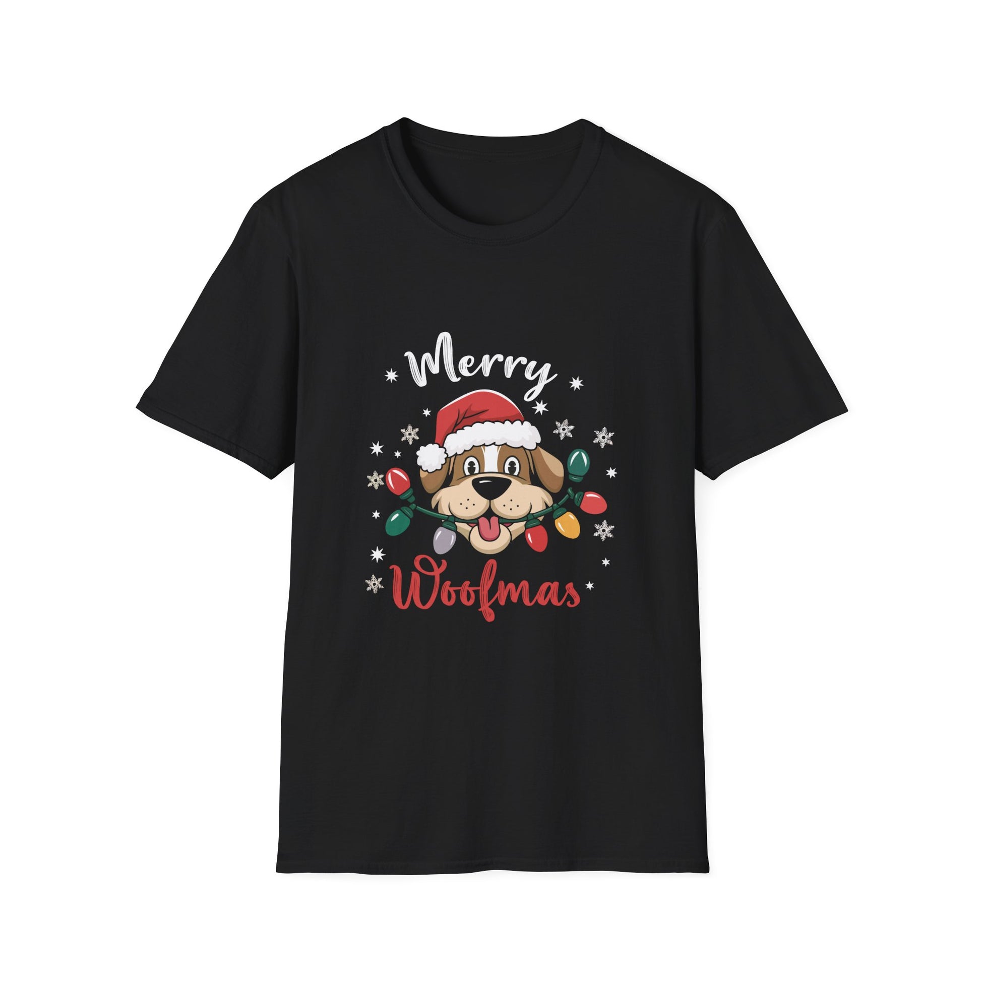 Christmas Merry Woofmas Funny Christmas Dog Unisex T-Shirt