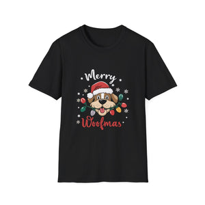 Christmas Merry Woofmas Funny Christmas Dog Unisex T-Shirt