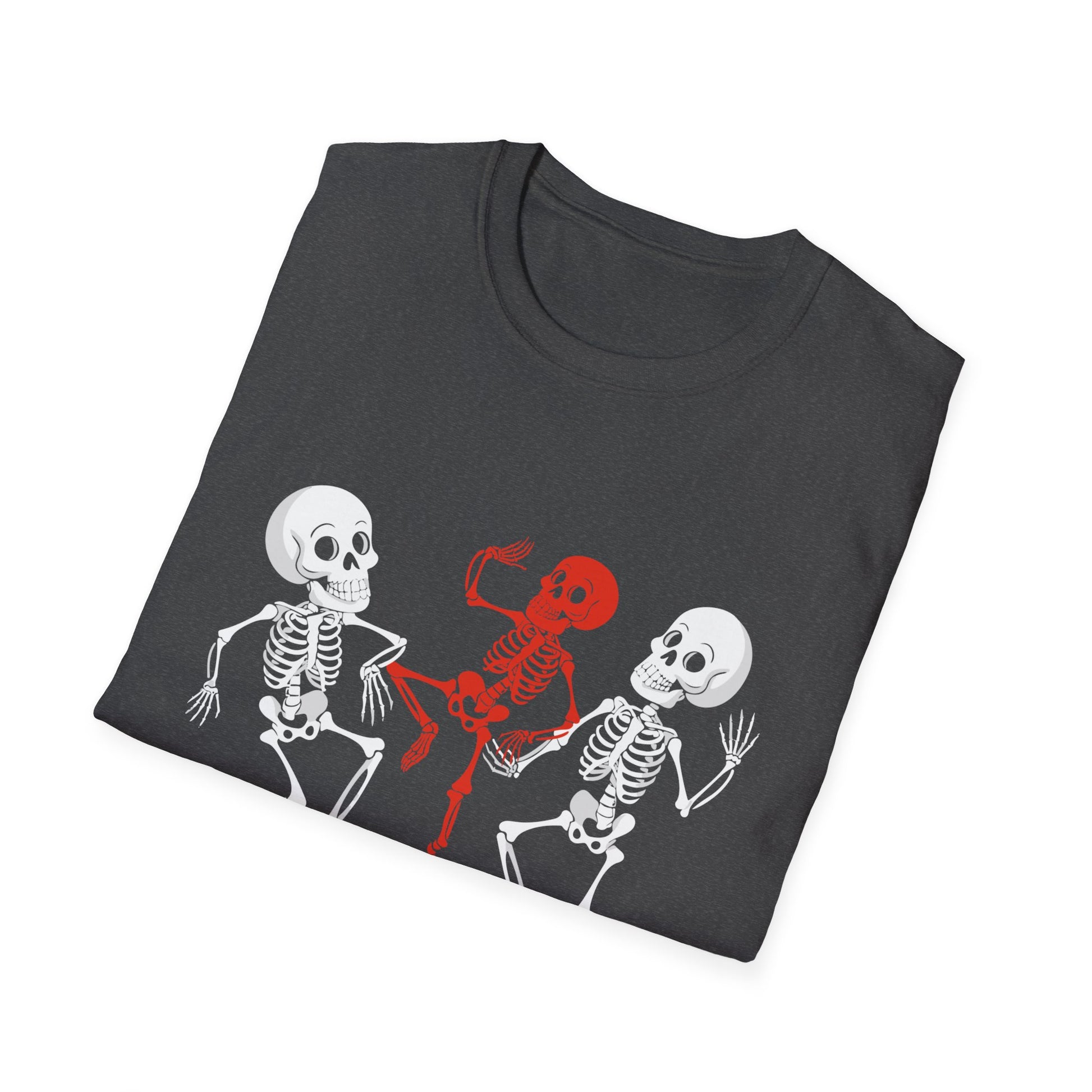 Killin It Funny Halloween Vibes Dancing Skeleton Halloween TeeUnisex Softstyle T-Shirt