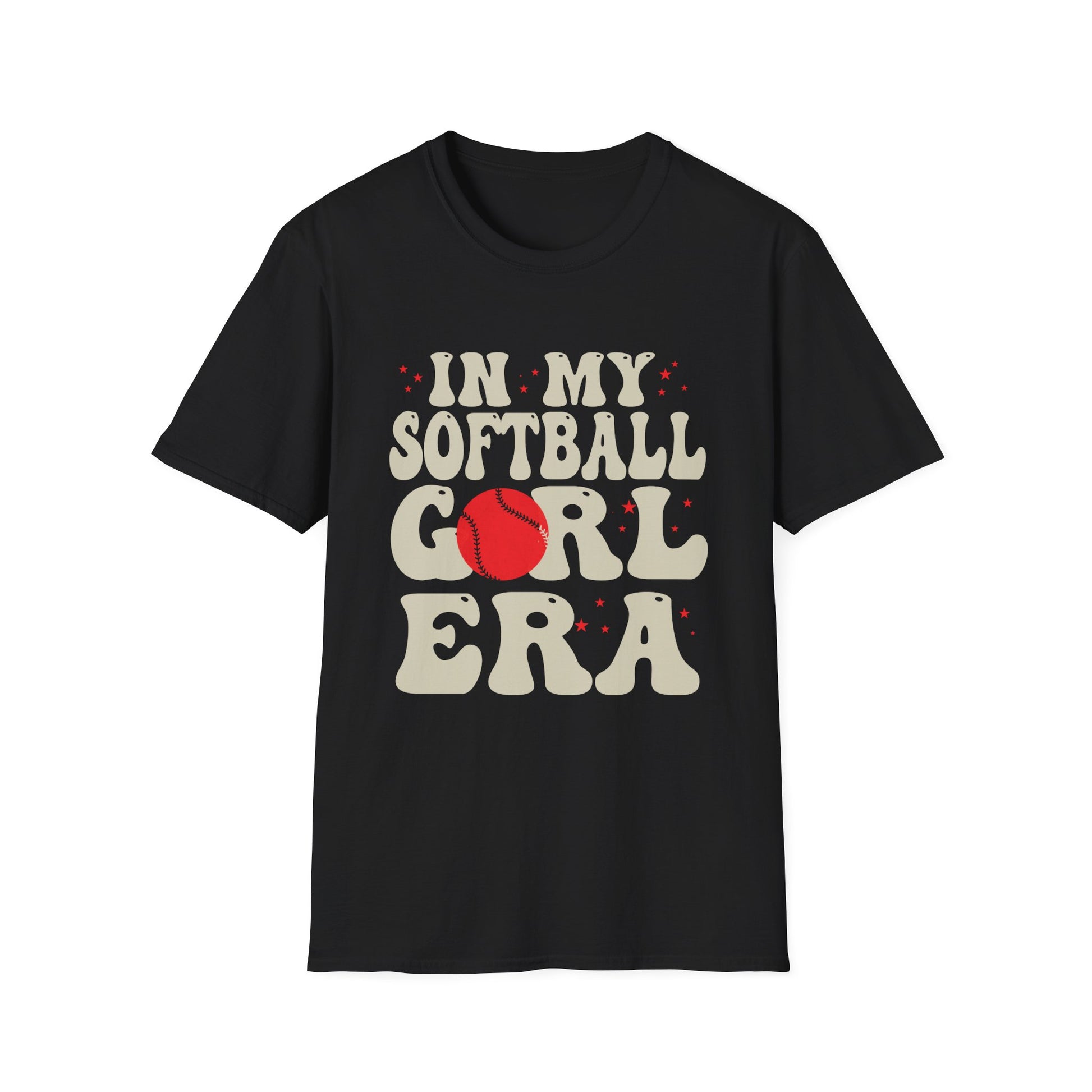 In My Softball Girl Era Retro Groovy Softball Girl Unisex T-Shirt