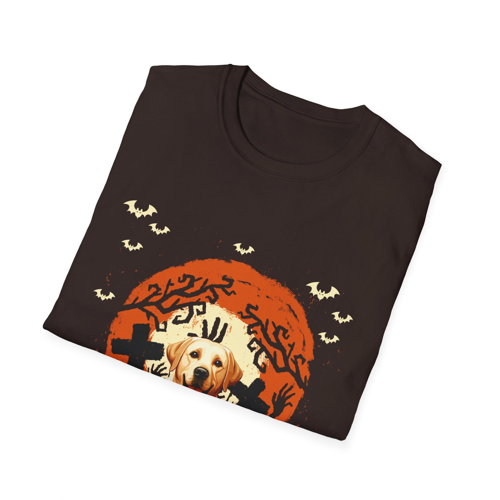 Funny Halloween Dog tee Golden Retrievers Halloween Tee