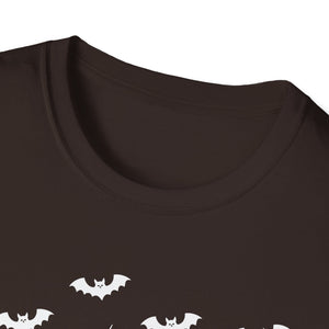 Spiderweb & Bats T-Shirt — Halloween Spider Tee